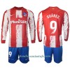 Conjunto (Camiseta+Pantalón Corto) Manga Larga Atlético Madrid Suarez 9 Primera Equipación 2021/22 - Niño